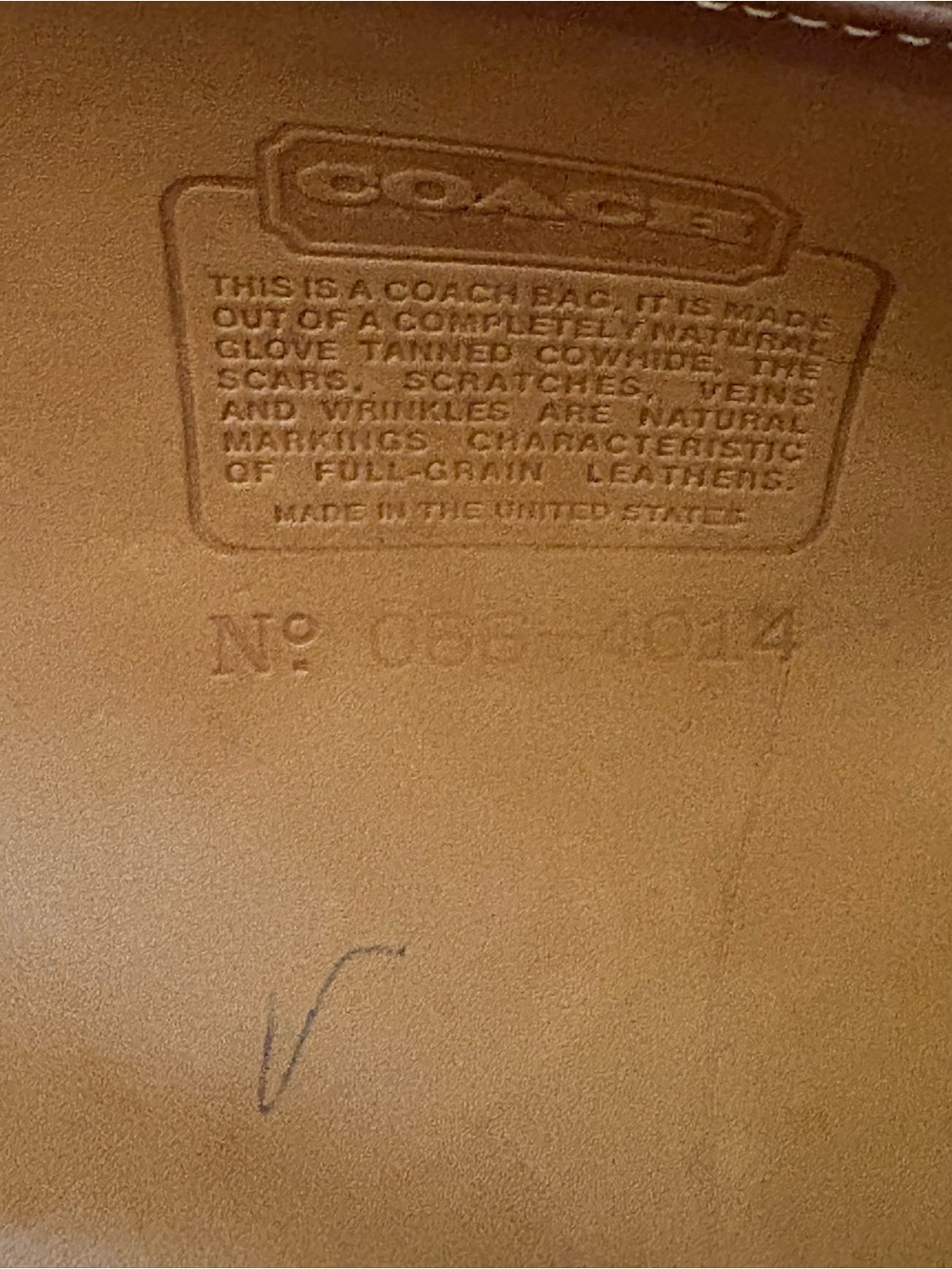 Coach Tan Leather Briefcase with Top Handle - Picture 10 of 10